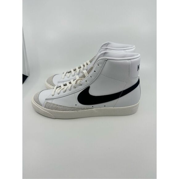 Nike Blazer Mid '77 Vintage White Black Suede BQ6806-100 Retro Mens Size 8.5 - Picture 3 of 5